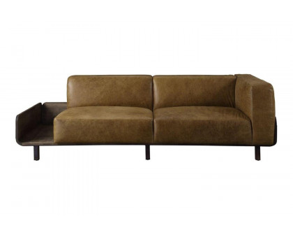 ACME - Blanca Sofa in Chestnut/Rustic Oak