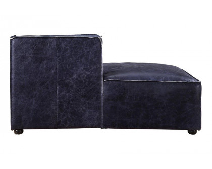 ACME™ Birdie Modular Chaise - Vintage Blue Top Grain Leather