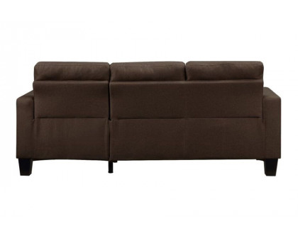 ACME Earsom Sofa and Ottoman - Brown Linen