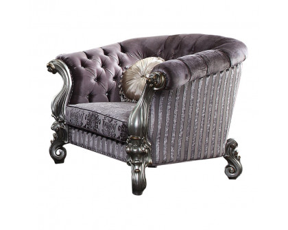 ACME - Versailles Chair with 2 Pillows