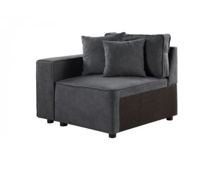 ACME - Silvester Modular Left Facing Chair with 2 Pillows