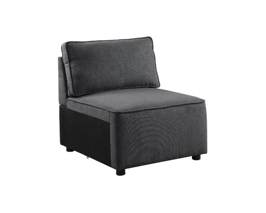 ACME - Silvester Modular Armless Chair in Gray