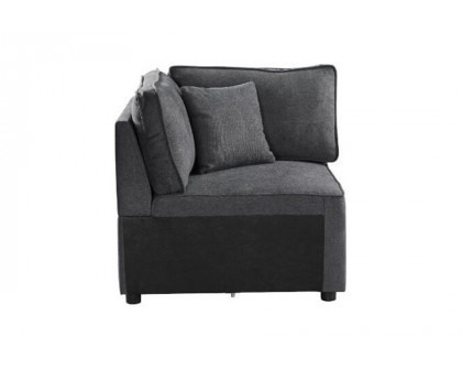 ACME - Silvester Modular Wedge with Pillow in Gray