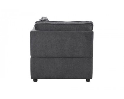 ACME - Silvester Modular Wedge with Pillow in Gray