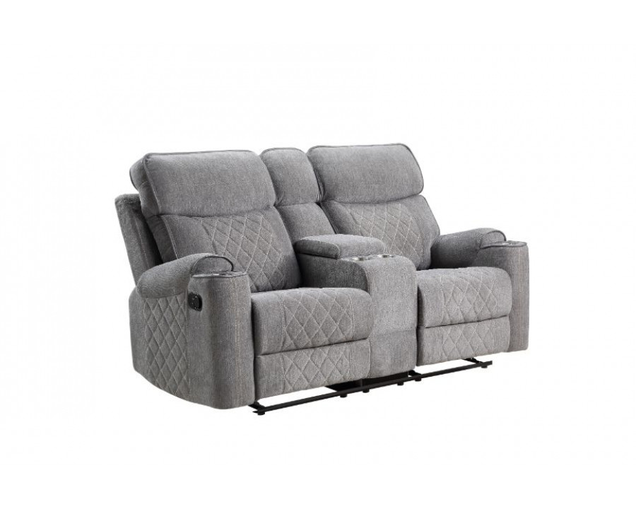 ACME - Aulada Loveseat in Gray