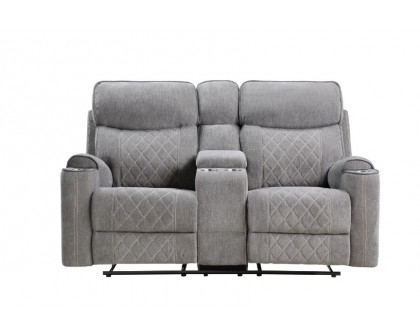 ACME - Aulada Loveseat in Gray