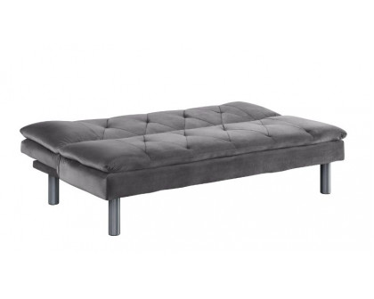 ACME - Cilliers Adjustable Sofa in Gray/Chrome