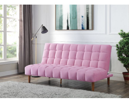 ACME Yolandi Adjustable Sofa - Pink