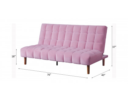 ACME Yolandi Adjustable Sofa - Pink