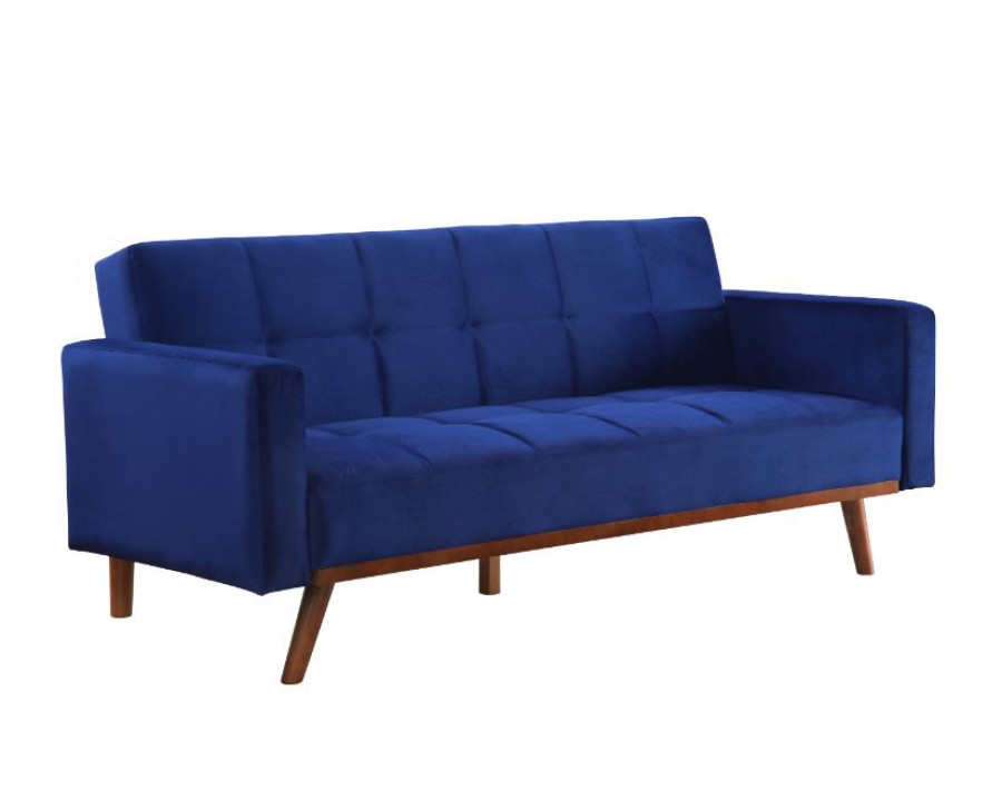 ACME - Tanitha Adjustable Sofa in Blue/Natural