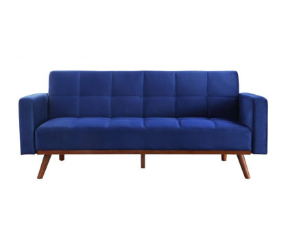 ACME - Tanitha Adjustable Sofa in Blue/Natural