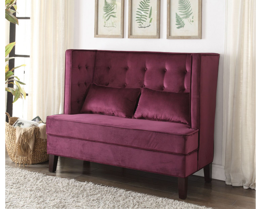 ACME Olesia Settee - Magenta