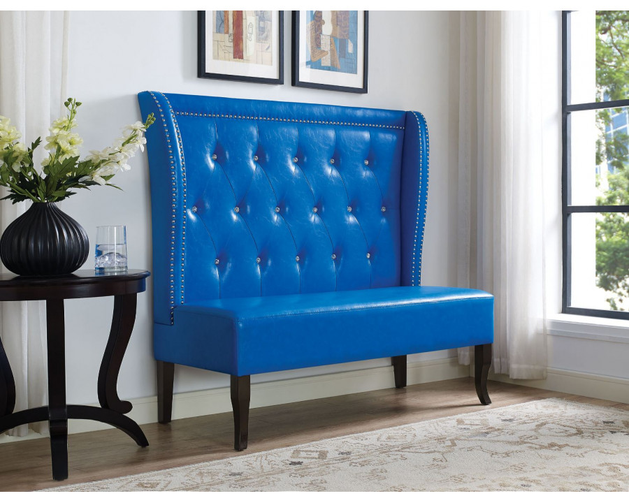 ACME Oliana Settee - Blue PU