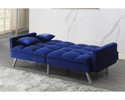 ACME - Mecene Adjustable Sofa in Blue