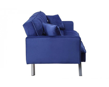 ACME - Mecene Adjustable Sofa in Blue