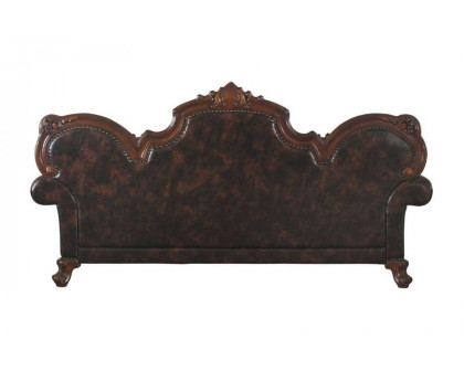 ACME - Picardy Sofa with 3 Pillows in Honey Oak