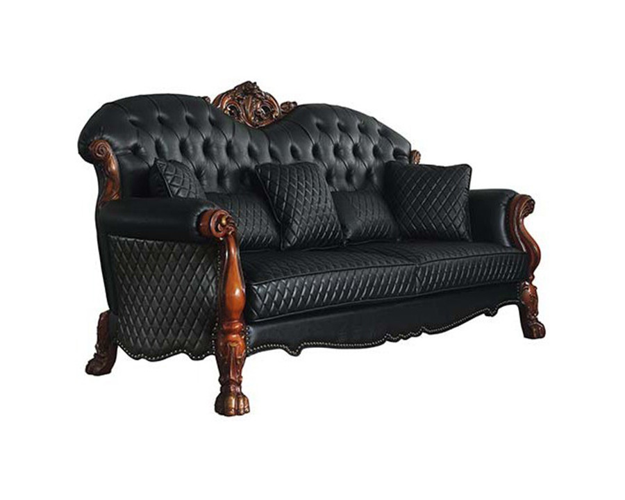 ACME Dresden Sofa with 5 Pillows - Black