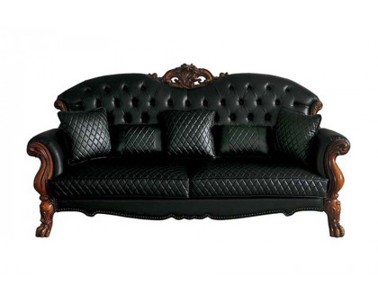 ACME Dresden Sofa with 5 Pillows - Black