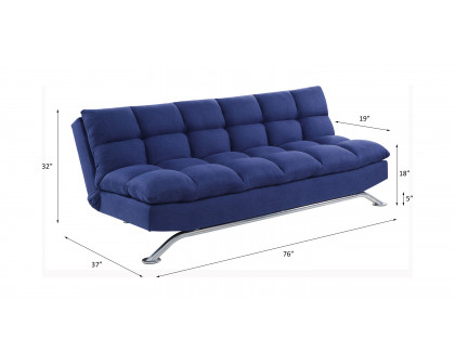 ACME - Petokea Adjustable Sofa in Blue