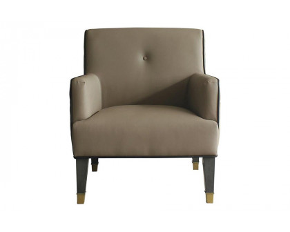 ACME - House Beatrice Accent Chair with Pillow in Tan/Charcoal