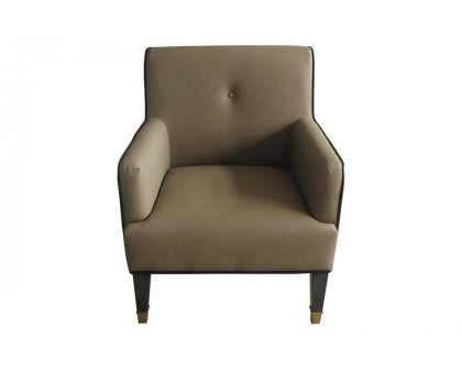 ACME - House Beatrice Accent Chair with Pillow in Tan/Charcoal