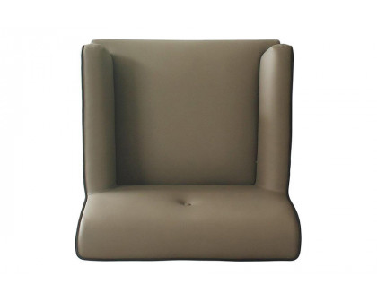 ACME - House Beatrice Accent Chair with Pillow in Tan/Charcoal