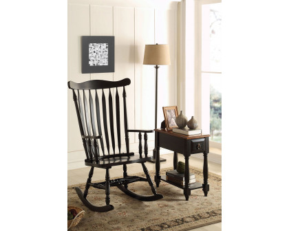 ACME - Kloris Rocking Chair in Distressed Black