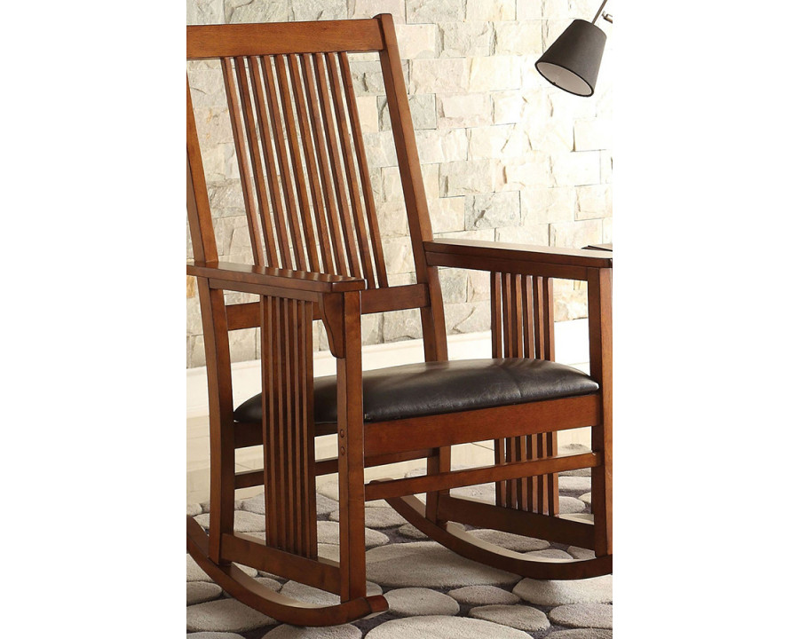 ACME - Kloris Rocking Chair in Tobacco (59214)