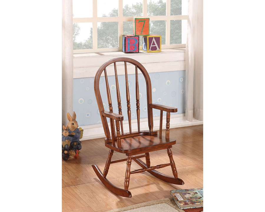 ACME - Kloris Youth Rocking Chair in Tobacco (59215)