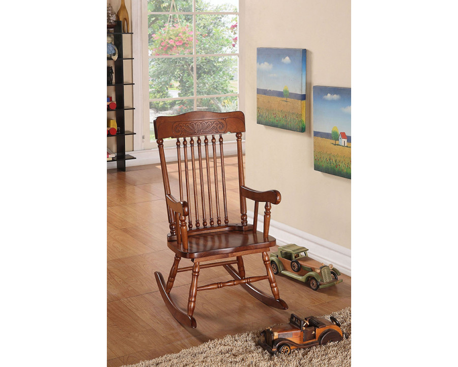 ACME - Kloris Youth Rocking Chair in Tobacco (59218)