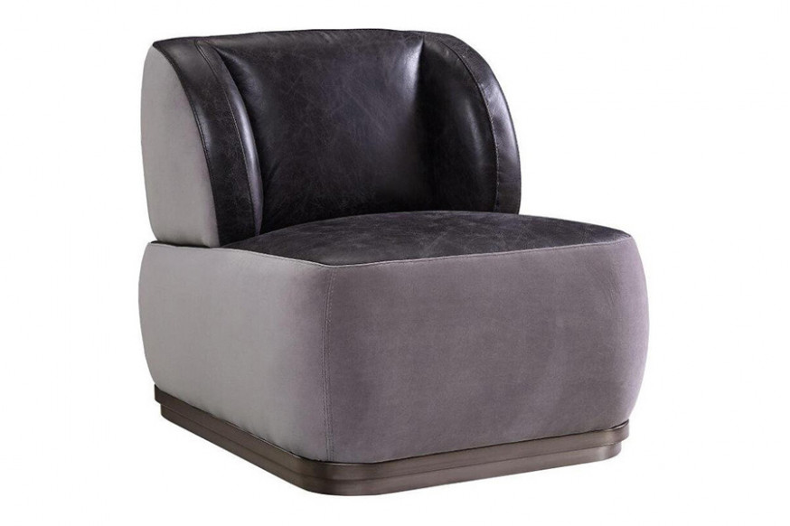 ACME™ Decapree Accent Chair - Antique Slate/Gray