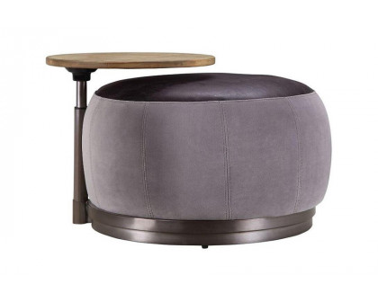 ACME - Decapree Ottoman in Antique Slate/Gray