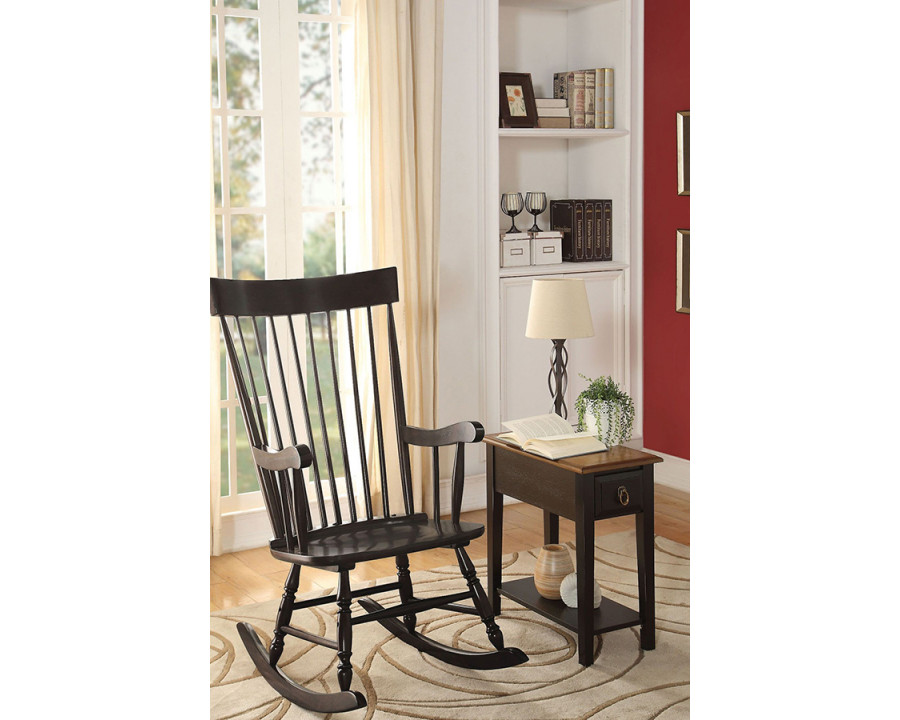 ACME - Arlo Rocking Chair in Black