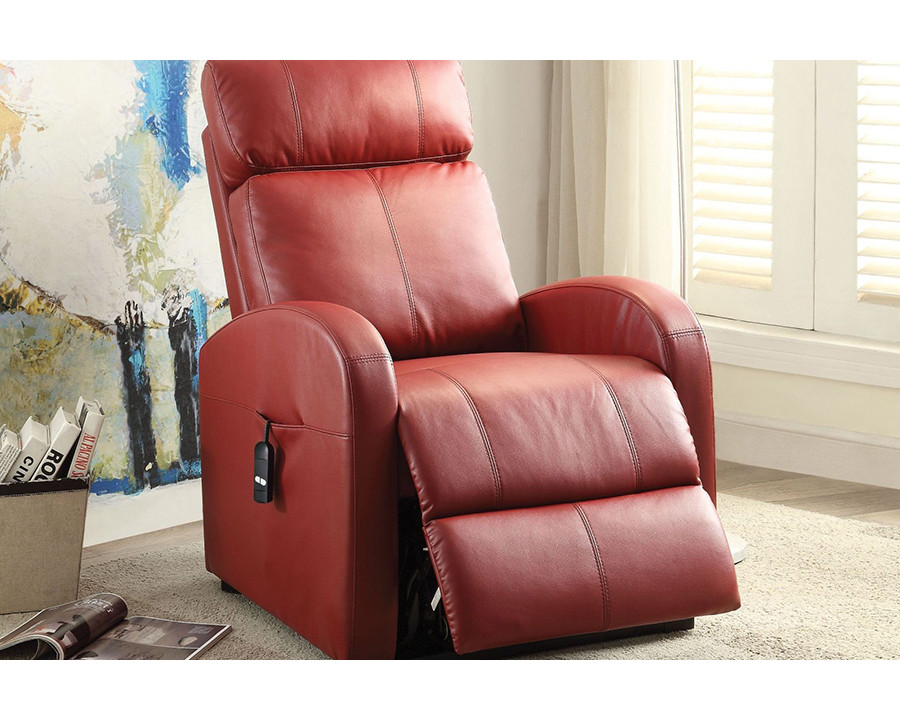 ACME Ricardo Recliner with Power Lift - Red