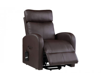 ACME Ricardo Recliner with Power Lift - Brown PU