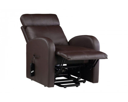 ACME Ricardo Recliner with Power Lift - Brown PU