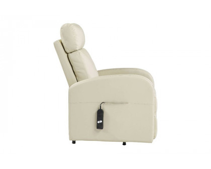 ACME Ricardo Recliner with Power Lift - Beige PU