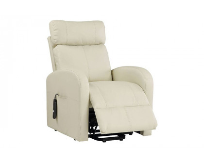 ACME Ricardo Recliner with Power Lift - Beige PU