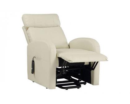 ACME Ricardo Recliner with Power Lift - Beige PU