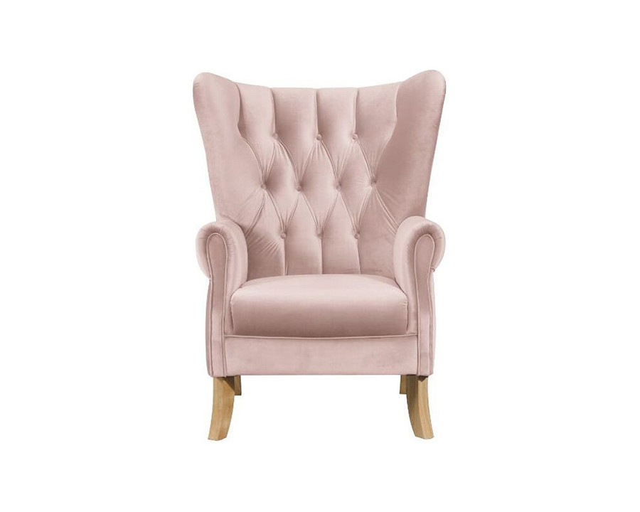 ACME Adonis Accent Chair - Blush Pink Velvet