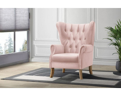 ACME Adonis Accent Chair - Blush Pink Velvet