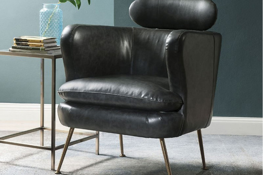 ACME™ Phelan Accent Chair - Dark Gray