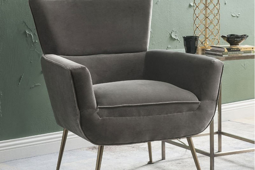 ACME™ Varik Accent Chair - Gray