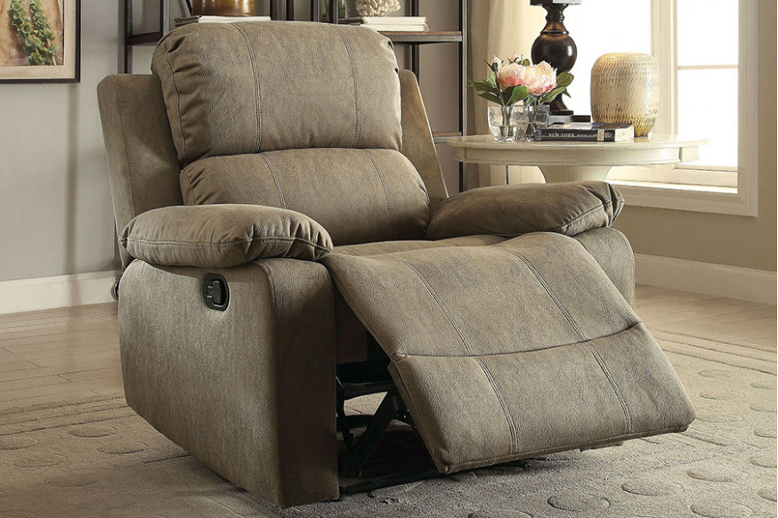 ACME™ Bina Recliner - Polished Taupe