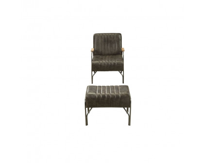 ACME™ Sarahi Accent Chair - Distress Espresso