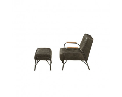 ACME™ Sarahi Accent Chair - Distress Espresso