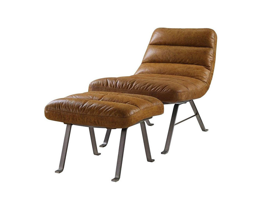 ACME - Bison Ottoman in Toffee