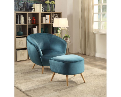 ACME Aisling Accent Chair - Teal Velvet