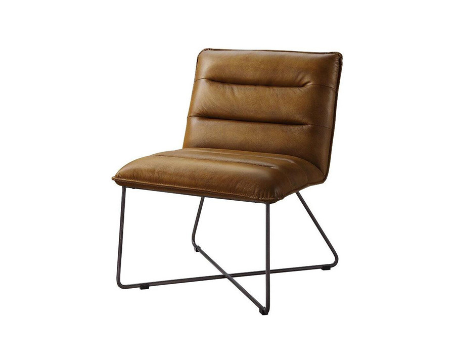 ACME - Balrog Accent Chair in Saddle Brown