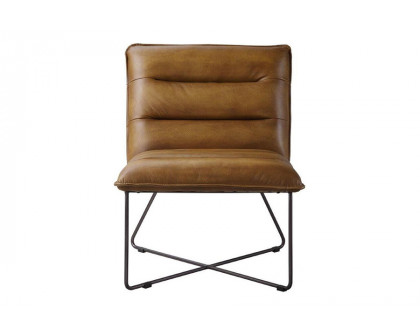 ACME™ Balrog Accent Chair - Saddle Brown